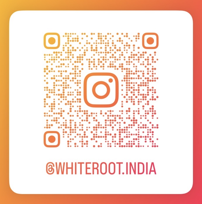 Scan to visit WhiteRoot Instagram